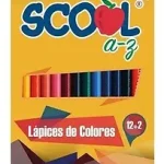 Colores SCOOL A-z 12+2 Punta MM