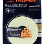 Cinta Doble Cara TRUPER De 19mm x 5m