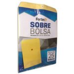 Sobre Manila Fortec B-26-MR, Tamaño Extra Oficio, 25 Piezas, Color Amarillo.