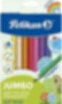 Colores Jumbo Pelikan Triangular C/12 Colores  Largos