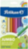 Colores Jumbo Pelikan Triangular C/12 Colores  Largos