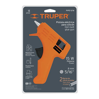 Pistola eléctrica para silicón de 5/16', TRUPER