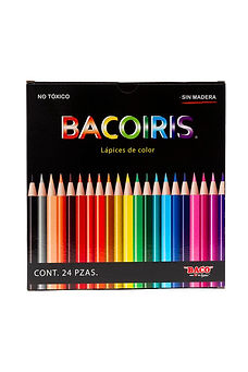Lápices de Colores Bacoiris largos BACO