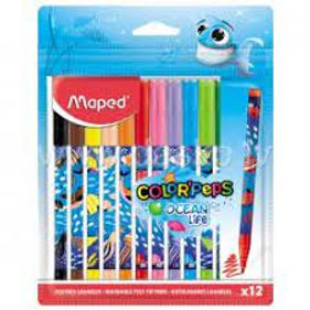 PLumon Maped Ocean Life Colorpeps C/12