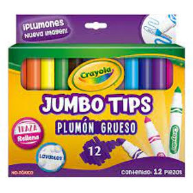 Plumón Grueso Crayola 12 Piezas