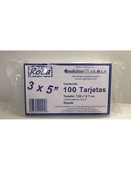Tarjeta Roca Rayada 3X5