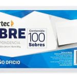 Sobres Fortec Carta Blancos Sin Ventana