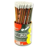 Lápiz con punta de goma triangular HB Black'Peps Bote C/72