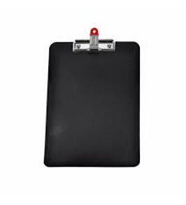 Tabla Tamaño Carta Negra Broche 1-Clip (M3)/10