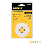 PRETIL Cinta doble cara de 19 mm x 1.5 m
