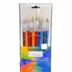Pinceles artísticos surtido de 12 piezas Rodart