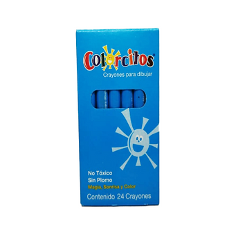 Crayones COLORCITOS C/24 Crayones Delgados