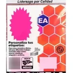 Etiqueta Flourec. Rosa Transfer Eaf64102r 64 X 102 M