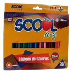 Lápices De Colores Scool 24 Colores Largos