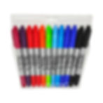 Plumon Sharpie C/12 Colores Doble Punta
