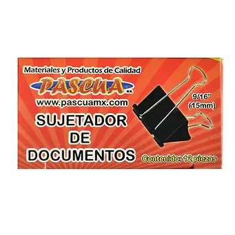 Sujetadocumentos PASCUA 9/16 (15MM)