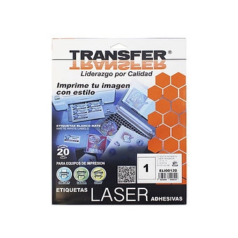 Etiqueta Adhesiva Para Laser Transfer Tamaño Carta