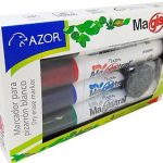 Marcador P/Pizarrón Magistral Aroma AZOR C/4