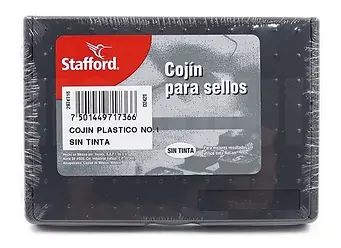 Cojín P/Sellos STAFFORD No.1 Sin Tinta