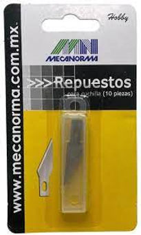 Repuesto p/Cuchilla T/Esc c/10 Mecanorma