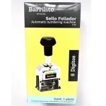 Sello Foliador Metálico De 6 Dígitos BARRILITO