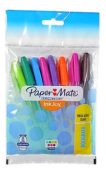 Boligrafos Paper Mate Kilometrico Inkjoy C/10