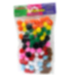 Pompones Medida 19mm Contenido 100 Piezas Pascua