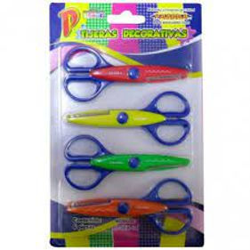 Tijeras Con Bordes PASCUA  C/4 Decorativas 60276