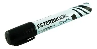 Marcador Esterbrook Negro Punta Cincel