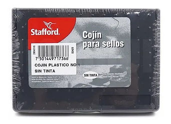 Cojín P/Sellos Plastico No. 1 Stafford