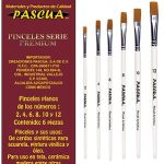 Pinceles Planos Serie Premium Pascua C/6pz