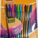 Boligrafos BIC  Cristal Punta Gruesa Colores