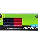 Lápiz Hexagonal  Bicolor Grueso Dixon