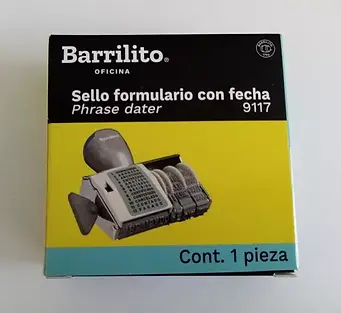 Sello Numerador Formulario Con Fecha BARRILITO Mod. 9117