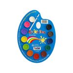 Acuarelas Marca Colorcitos 12 Pastillas Con Colores Basicos