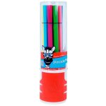 Plumín Rotulador Zebra Estuche Tubo Rojo C/12