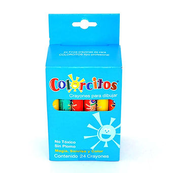 Crayones Colorcitos C/24 Crayones Jumbo