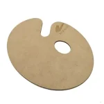 PALETA DE MADERA RODIN OVALADA # 1 19.5 X 25 CM