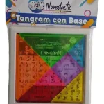 Tangram De Plástico 12cm X 12cm Con Base
