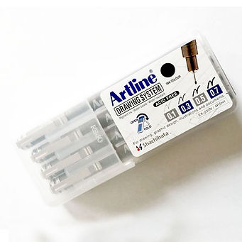 Boligrafo ARTLINE Negro C/4 Impar 1357