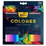 Norma Premium Ultra Suaves 24 Lápices De Colores